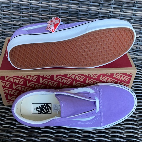 Vans Old Skool Chalk Violet/True White MENS - Picture 6 of 16